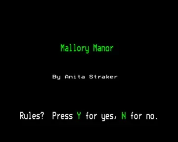 Mallory Manor (1983)(Micro Primer)[MALLORY]